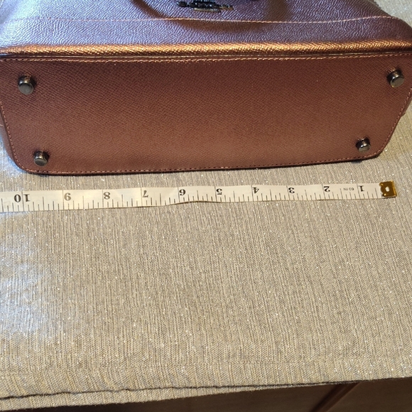 Coach Shimmering Bronze Satchel - Picture 8 of 9